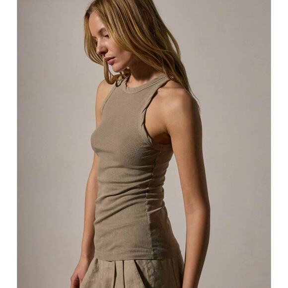James Perse Tops - James Perse Tank Top Womens Size 2 Medium Sunset Tank Overcast Pigment Brown